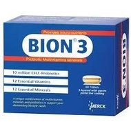 BION 3 Probiotic Multivitamins Minerals 24's [EXP: 08/2020]