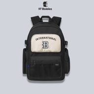 Balo đi học BAMA Border Backpack nam nữ thời trang dày dặn bền đẹp