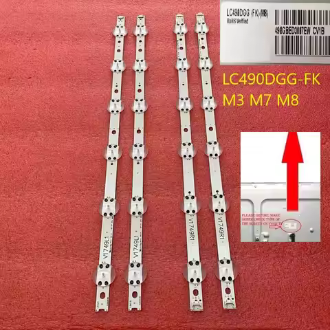 LED Strip For TV 49UJ710V 49UJ6500 49UJ6510 49UJ6525 49UJ6585 49UJ6565 49UJ6100 49UJ6300 49UJ6307 49