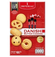 อิมพีเรียล บัตเตอร์ คุกกี้ สูตรเดนมาร์ค 100 กรัม - Danish Style Butter Cookies 100g Imperial brand