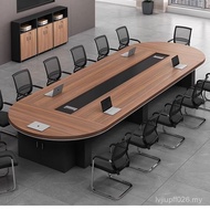 Oval Conference Room Combination Negotiation Furniture Long Desk Desk Chair Desk Simple Modern Confe