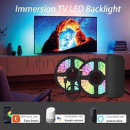 Smart HDMI 2.0 Sync Box & TV LED Backlight Kit, Immersion Ambient Lighting Strips Compatible with Al