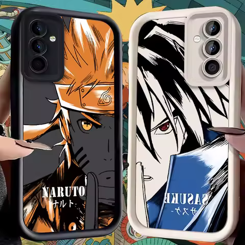 N-Narutos Plain Case for Samsung Galaxy S25 Ultra Plus S24 S23 S22 S21 S20 FE A73 A72 A71 A56 A55 A5