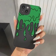 Green Paint Graffiti Casing For Xiaomi Mi 11 Lite 5G Poco F6 M6 C65 X6 X5 X3 F5 Pro Mi 13T 14 13 12T