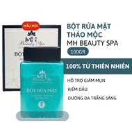 Bột rửa mặt MH Beauty Spa 50g Bột rửa mặt thảo dược thiên nhiên trắng da tái tạo da giảm dầu nhờn