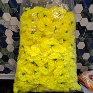 1 Bag Of Yellow Marigold Flowers 500 Fabric Big Of