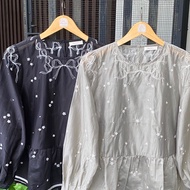 COQUETTE FLOWER PAPERSILK BLOUSE