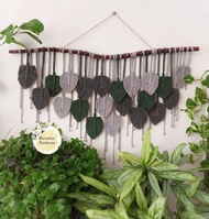 macrame tirai daun jumbo