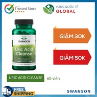 [Hàng Quốc Tế] SWANSON URIC ACID CLEANSE 60 viên Hỗ trợ sức khỏe gan và giải độc gan