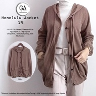 HONOLULU JAKET #19/JAKET WANITA JUMBO/UNIQLO KNIT STREET LD 120 CM FIT XXL