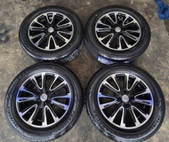 ล้อแม็ก Toyota แท้ขอบ 15 ใส่ล้อแม็ก Toyota แท้ขอบ 15 ใส่ Yaris Vios พร้อมยางใหม่ใช้ยาวๆ