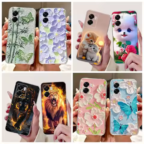 For Oppo A77 5G Case CPH2339 New Luxury Painted Cover Soft Silicone Phone Case For Oppo A77s A 77 Op