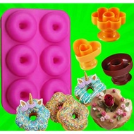 Donut Mould Silicone 6-in-1 ( Donut Cutter) Acuan Donut Acuan Bungah Donut. Donut Cutter