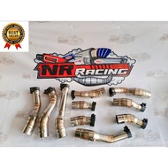 Midpipe/ phslip on racing exhaust connection cbr 150 r ninja 250 fi ninja 250 sl yamaha r25 mt 25 cb
