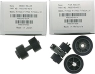 1 Set Pick Roller + Brake Roller Consumable Kit for Fujitsu fi-7600 fi-7700 fi-7700S, PA03740-K010 P