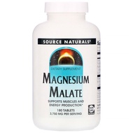 Source Naturals, Magnesium Malate, 3,750 mg, 90/180 / 360 Tablets (1,250 mg per Tablet)  || 3,750 mg