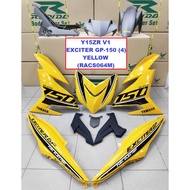 Cover Set Rapido Yamaha Y15ZR V1 V2 Exciter GP-150 (4) Yellow Accessories Motor Y15 Ysuku Y15ZR / Mo