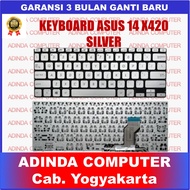 Asus Vivobook 14 X420 X420F X420FA X420U X420UA A420 A420F A420U A420UA Silver Keyboard