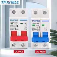 TAXNELE 2P AC DC MCB 1000V Solar Mini Circuit Breaker 16A 25A 32A 63A for Photovoltaic PV System