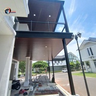 Kanopi balkon dak plat mezzanine & canopy alderon plafon pvc minimalis bandung //342