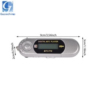 [Gazechimp] Sliver 4GB USB MP4 MP3 Music Video Player Recording with FM Radio eBook