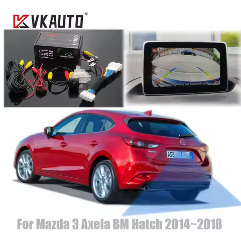 Vkauto For Mazda 3 Mazda3 Hatchback BM BN 2014~2018 For Mazda Connect Add Backup Reverse Parking Cam