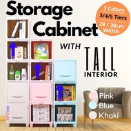 Storage Cabinet with Tall Interior Storage Space / Storage Organizer as Wardrobe Cupboard Kitchen ca