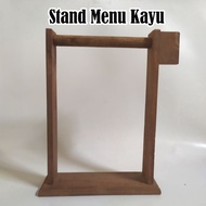 [Wholesale] Menu Stand Size 4R A5 A4 Menu Stand Table Number Stand Display Menu Display Table Tend M