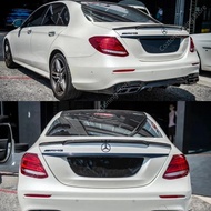 For Mercedes W213 B Style Rear Spoiler Wing E-Class E200 E300 E400 E43 E63 AMG Rear Trunk Spoiler Ca