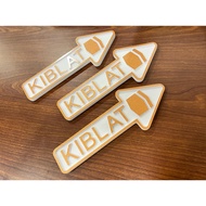 Signage Penanda Arah Kiblat
