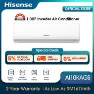 [FREE Shipping] Hisense Standard Inverter Air Conditioner 空调 (1.0HP / R32) - AI10KAGS1