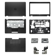 For Dell Latitude E5450 5450 14"Laptop Top Case Front Bezel Hinges Palmrest Bottom Case Black LCD Ba