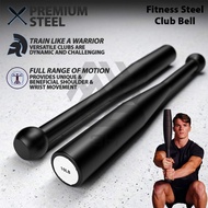 3H [2–12KG] Clubbell Besi | Fitness Steel Untuk Forearm Strength & Rehabilitasi Core Training