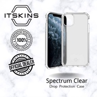 Apple iPhone 11 Pro / 11 Pro Max - Itskins Spectrum Clear Drop Protection Case - Transparent And Smo