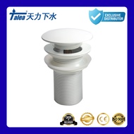 Talea White Pop-Up Drain – Dia. 66mm Washbasin Assembly with G1-1/4" Waste (XJ413C002)