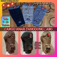 Short Cargo Pants for Dependent Children Aged 7-12 Years Old Cargo Shorts for Dependent Children