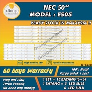 E505 NEC 50" LED TV BACKLIGHT(LAMPU TV) NEC 50 INCH LED TV BACKLIGHT 505