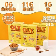 【3盒裝】高蛋白穀物脆脆 蜂蜜味（盒裝）210克 #乳清蛋白粉  #無添加糖 #無麩質 穀類減肥早餐 #代餐 #清真食品 #gym零食