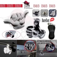 Rear Wiper Knob Glanz Hitman Hangloose Chrome Wiper Hat universal jazz perodua myvi kancil kenari al