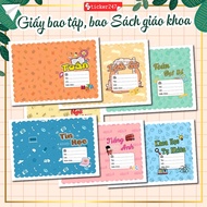 Notebook Covers, Textbook Covers Subject Names Notebook Covers, Textbooks, A5, B5, Student Notebooks