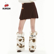 [KIRSH] KNIT WRAP PLEATS SKIRT  |22AW |  Korean | Women Skirts | korean brand | Korean Style | Korea