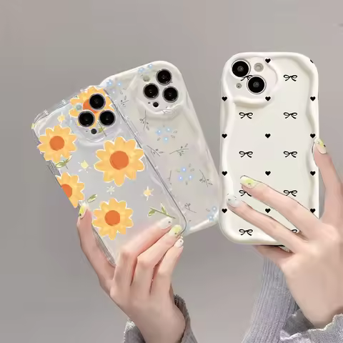 Cover For Google PIXEL 10 9 8 7 PRO XL 8A 7A PIXEL9 PIXEL8 PIXEL8A 5G Bow Flower Soft Love Heart Pho