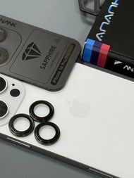 ANANK - iPhone 16 Pro/16 Pro Max AR 鏡頭保護貼-黑色 高透防塵防刮花 (iPhone 16 Pro 6.3"/16 Pro Max 6.9" 3鏡頭專用)