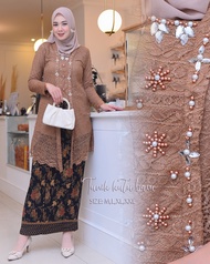 SET TUNIK KUTU BARU PAYET~KEBAYA PESTA MODERN BUSUI~ATASAN BROKAT