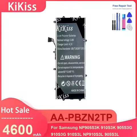 KiKiss Battery For Samsung NP905S3K 910S3K 905S3G 910S3G 910S3L NP910S3L 905S3L 915S3G XE500T1C ,AA-