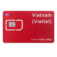 ☋ Vietnam Viettel Prepaid Sim Card For Nha Trang Da Nang Phu Quoc Island Hanoi4G Unlimited Internet 