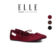 Elle Tiffany Comfy Fit Footbed Microfiber Leather Flats & Ballerina