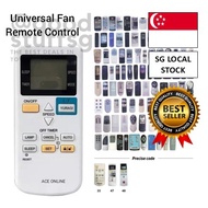 [SG FREE 🚚]Universal Fan F2405 Remote Control Ceiling fan and seat fan KDK,Deka Wings Elmark KDK VEN