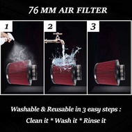 Car 76MM High Flow Air Mushroom Filter 3-Inch Auto Pro Zone