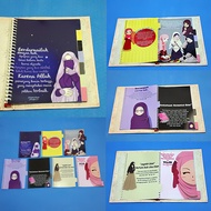 Muslimah Binder Side Divider 2 Rings, 6 Rings, 20 Rings, 26 Rings 1 Set of 7 Cheap Glossy Lamination